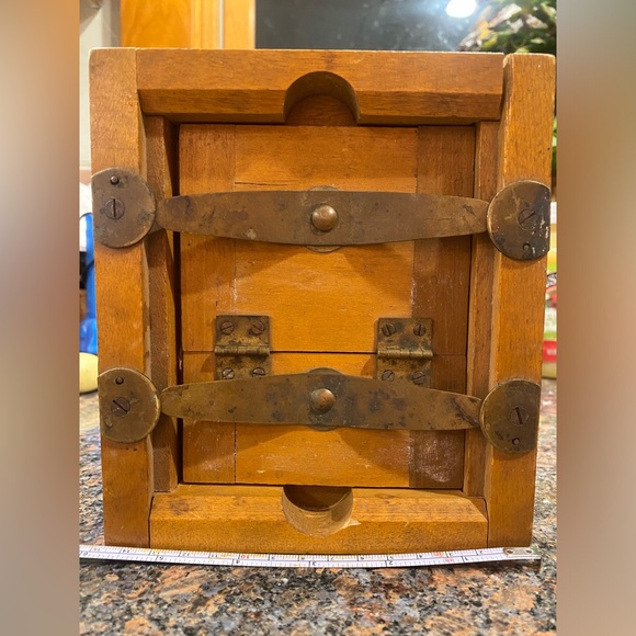 1800’s Portrait In Vintage Wood Negative Printing Print Contact Frame Unique - Picture 4 of 8